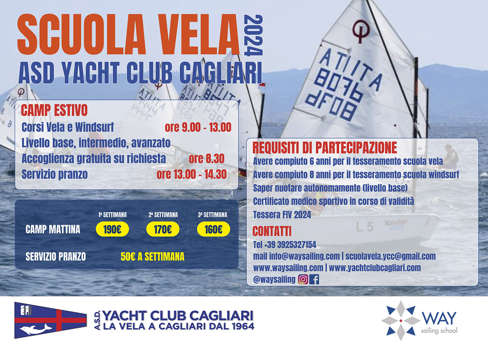 scuola vela yacht club cagliari